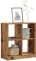 vidaXL antik fa színű szerelt fa könyvespolc 68, 5 x 32 x 75 cm (852814)