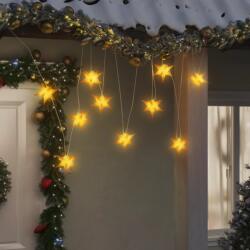 vidaXL 10 db sárga karácsonyi lámpa LED-del 10 cm (356204)