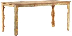 vidaXL tömör újrahasznosított fa étkezőasztal 160 x 80 x 76 cm (286490)
