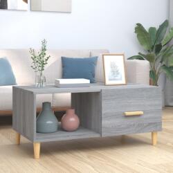vidaXL szürke sonoma színű szerelt fa dohányzóasztal 89, 5 x 50 x 40 cm (817514)