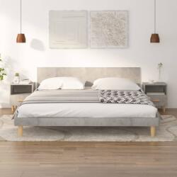 vidaXL 2 db betonszürke éjjeliszekrény 40x35x47 cm (812015)
