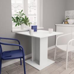 vidaXL fehér szerelt fa étkezőasztal 80 x 80 x 75 cm (800252) - vidaxl