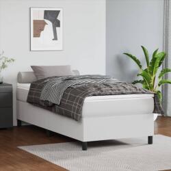 vidaXL fehér műbőr ágykeret 90x200 cm (3121024)