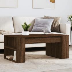 vidaXL barna tölgyszínű szerelt fa dohányzóasztal 102 x 55 x 42 cm (831860)