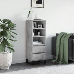 vidaXL betonszürke szerelt fa magasszekrény 40 x 36 x 110 cm (831520)