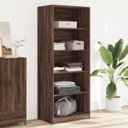 vidaXL barna tölgy színű szerelt fa ruhásszekrény 80 x 50 x 200 cm (3307726) - vidaxl