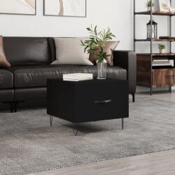 vidaXL fekete szerelt fa dohányzóasztal 50 x 50 x 40 cm (829382)