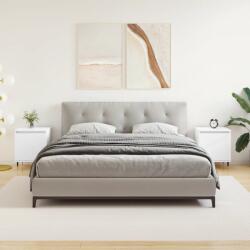 vidaXL 2 db fehér szerelt fa éjjeliszekrény 40 x 30 x 50 cm (826813)