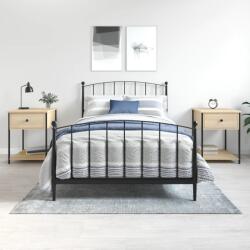 vidaXL 2 db sonoma tölgy színű szerelt fa éjjeliszekrény 44x45x58 cm (825846)