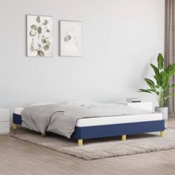 vidaXL kék szövet ágykeret matrac nélkül 160 x 200 cm (346832)