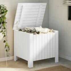 vidaXL RANA fehér tömör fenyőfa tárolóláda fedéllel 60 x 49 x 54 cm (4002328) - vidaxl