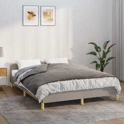 vidaXL szürke szövet súlyozott takaró huzattal 137 x 200 cm 10 kg (3154886)