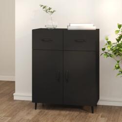 vidaXL fekete szerelt fa tálalószekrény 69, 5 x 34 x 90 cm (812196) - vidaxl