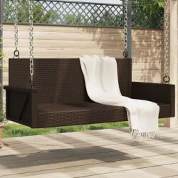 vidaXL barna polyrattan hintapad 119 x 56 x 48 cm (365626)