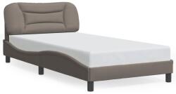 vidaXL tópszínű szövet ágykeret matrac nélkül 100x200 cm (3207755)