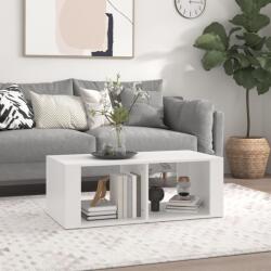 vidaXL fehér szerelt fa dohányzóasztal 100 x 50 x 36 cm (816520) - vidaxl