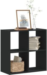 vidaXL fekete szerelt fa könyvespolc 68, 5 x 32 x 68, 5 cm (852826)