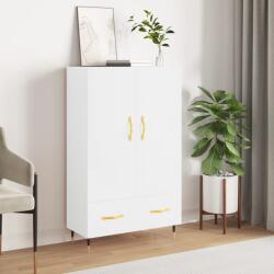 vidaXL magasfényű fehér szerelt fa magasszekrény 69, 5 x 31 x 115 cm (828214)
