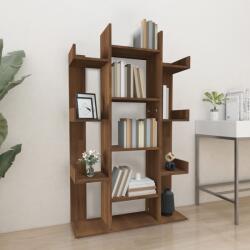 vidaXL barna tölgyszínű szerelt fa könyvszekrény 86 x 25, 5 x 140 cm (816004)