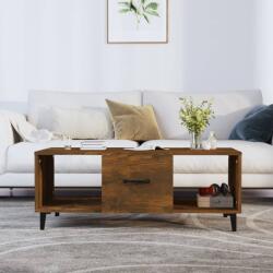 vidaXL füstös tölgy színű szerelt fa dohányzóasztal 102 x 50 x 40 cm (817528)