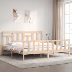 vidaXL tömör fenyőfa ágy matrac nélkül 200 x 200 cm (3193161)