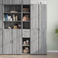 vidaXL szürke sonoma színű szerelt fa magasszekrény 30 x 42, 5 x 185 cm (846241)