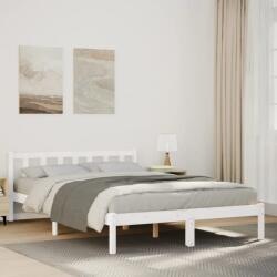 vidaXL fehér tömör fenyő extra hosszú ágykeret matrac nélkül 140x220cm (852449)
