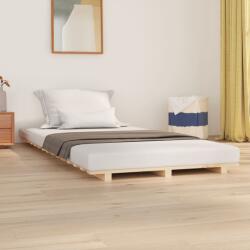 vidaXL tömör fenyőfa ágykeret 75 x 190 cm (824593)