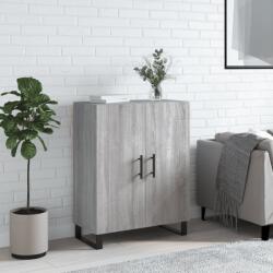 vidaXL szürke sonoma színű szerelt fa tálalószekrény 69, 5 x 34 x 90 cm (827754)