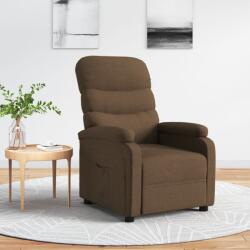 vidaXL barna szövet dönthető szék (344894)