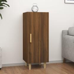 vidaXL barna tölgyszínű szerelt fa tálalószekrény 34, 5 x 34 x 90 cm (817404) - vidaxl