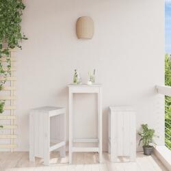 vidaXL 2 db fehér tömör fenyőfa bárszék 40x36x75 cm (825346)