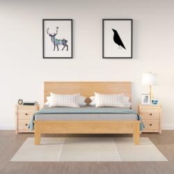vidaXL 2 darab tömör fenyőfa éjjeliszekrény 50 x 35 x 61, 5 cm (813680)