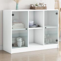 vidaXL fehér szerelt fa tálalószekrény 102 x 37 x 75, 5 cm (3295871)
