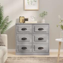 vidaXL szürke sonoma színű szerelt fa tálalószekrény 70x35, 5x67, 5 cm (816438)
