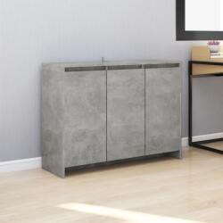vidaXL betonszürke szerelt fa tálalószekrény 102 x 33 x 75 cm (809777)