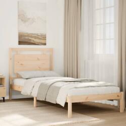 vidaXL tömör fa extra hosszú ágykeret matrac nélkül 100 x 210 cm (3309185)