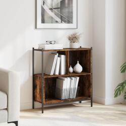 vidaXL füstös tölgy színű szerelt fa könyvszekrény 72 x 28 x 77, 5 cm (838880)