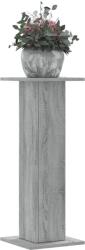 vidaXL 2 db szürke sonoma szerelt fa növénytartó állvány 30x30x80 cm (3307869) - vidaxl