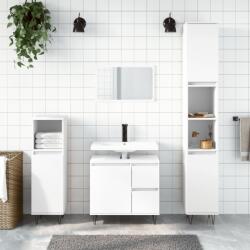 vidaXL fehér szerelt fa fürdőszobaszekrény 65 x 33 x 60 cm (831604) - vidaxl
