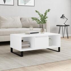 vidaXL fehér szerelt fa dohányzóasztal 90 x 50 x 36, 5 cm (830596)