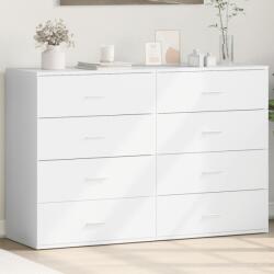 vidaXL 2 db fehér szerelt fa tálalószekrény 60 x 39 x 80 cm (3276623)
