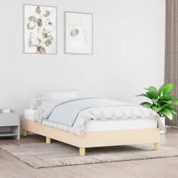 vidaXL krémszínű szövet ágykeret matrac nélkül 90x200 cm (346791)