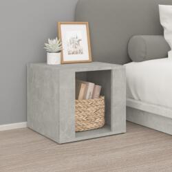 vidaXL betonszürke szerelt fa éjjeliszekrény 41 x 40 x 36 cm (816548) - vidaxl