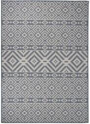 vidaXL kék csíkos lapos szövésű kültéri szőnyeg 200 x 280 cm (340840)