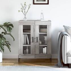 vidaXL szürke sonoma színű szerelt fa tálalószekrény 69, 5 x 34 x 90 cm (827802)