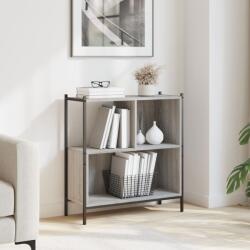 vidaXL szürke sonoma színű szerelt fa könyvespolc 72 x 28 x 77, 5 cm (838881)