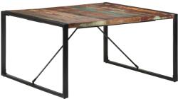 vidaXL tömör újrahasznosított fa étkezőasztal 140 x 140 x 75 cm (321573)