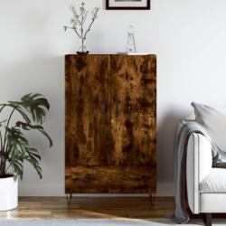 vidaXL füstös tölgy színű szerelt fa magasszekrény 69, 5 x 31 x 115 cm (828233)
