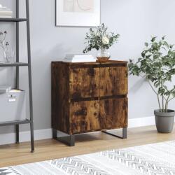 vidaXL füstös tölgy színű szerelt fa tálalószekrény 60 x 35 x 70 cm (831225)